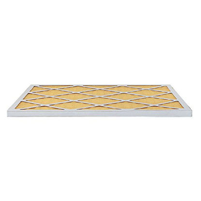 Picture of FilterBuy 15x30x1 MERV 11 Pleated AC Furnace Air Filter, (Pack of 4 Filters), 15x30x1 - Gold