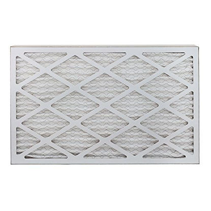 Picture of FilterBuy 11.25x19.25x1 MERV 8 Pleated AC Furnace Air Filter, (Pack of 6 Filters), 11.25x19.25x1 - Silver