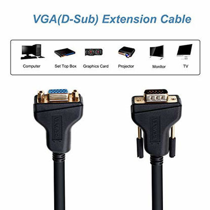 Picture of VGA Extension Cable, BENFEI VGA Male to Female Cable - 6 Feet