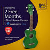 Picture of Hola! Music HM-21GN Soprano Ukulele Bundle with Canvas Tote Bag, Strap and Picks, Color Series, Green