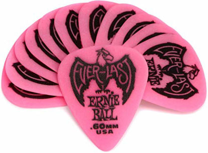 Picture of Ernie Ball .60mm Pink Everlast Guitar Picks (P09179)