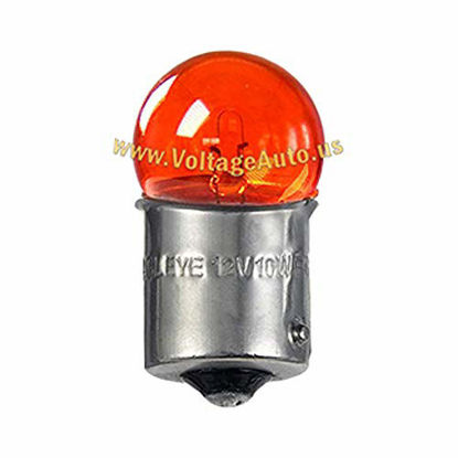 Picture of Voltage Automotive 97A 97 Amber G18 Brake Tail Light Bulb Turn Signal Bulb Side Marker Light Bulb (Box of 10)
