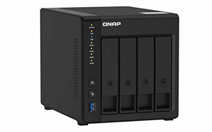 Picture of QNAP TS-451D2-2G 4 Bay 4K Hardware transcoding NAS with Intel Celeron J4025 CPU and HDMI Output