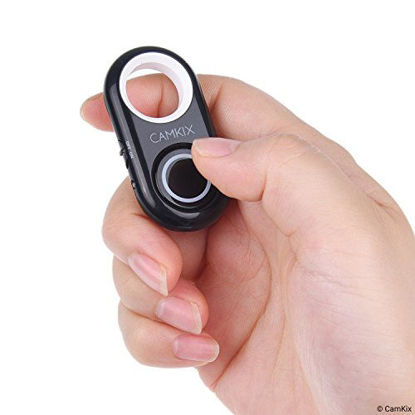 Picture of CamKix Camera Shutter Remote Control with Bluetooth Wireless Technology - Works Flawlessly with iPhone/iPad and Android - Range: Up to 30 ft (10 m) - Compact Style - Take it with You Anywhere