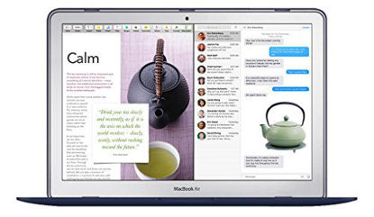 Picture of MacBook Air 13 inch Case, UESWILL Smooth Matte Hard Shell Case Cover for 2010-2017 Release MacBook Air 13 inch (Model A1466 / A1369) + Microfibre Cleaning Cloth, Navy Blue