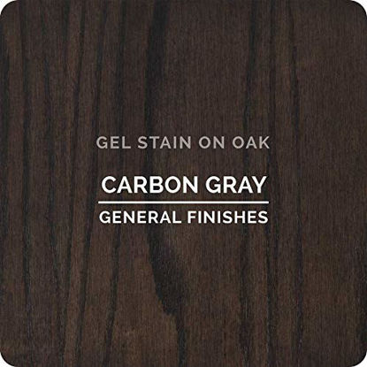 Picture of General Finishes Oil Base Gel Stain, 1 Pint, Carbon Gray