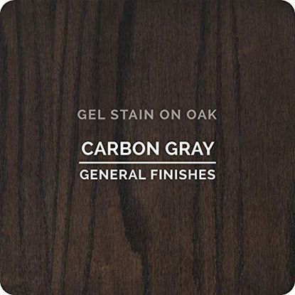 Picture of General Finishes Oil Base Gel Stain, 1 Pint, Carbon Gray