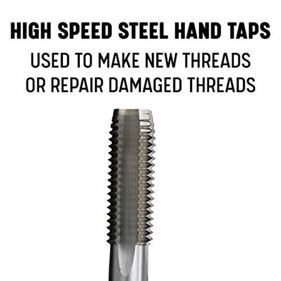 Drill America DWTST1/2-36P 1/2"-36 UNS High Speed Steel Plug Tap, Pack of 1 