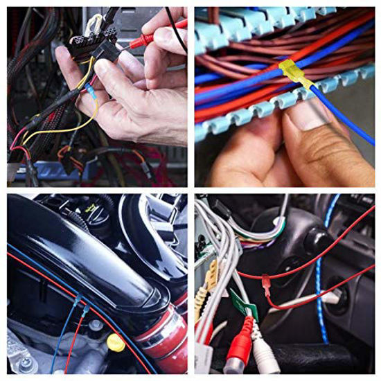 GetUSCart- TICONN 360pcs T-Tap Wire Connectors, Self-Stripping Quick ...