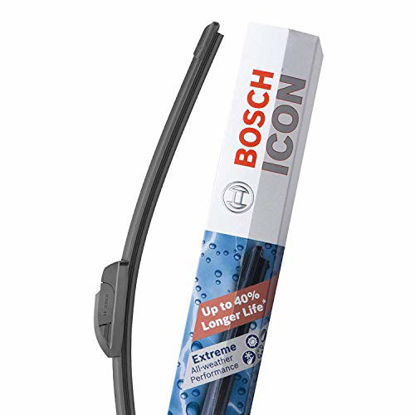 Picture of Bosch ICON Wiper Blades 22A20A (Set of 2) Fits BMW: 10-04 X3, Chevrolet: 19-16 Camaro, Ford: 09-05 Mustang, Jeep: 17-07 Compass +More, Up to 40% Longer Life, Frustration Free Packaging
