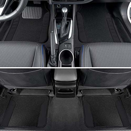 GetUSCart- BDK Universal Fit 4-Piece Set Metallic Design Car Floor