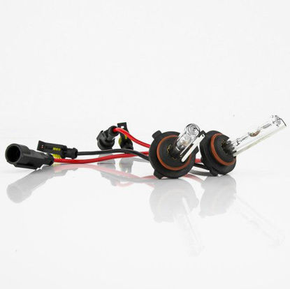 Picture of Xentec H10 (or 9140) 6000K HID xenon bulb x 1 pair bundle with 2 x 35W Digital Slim Ballast (Ultra White)