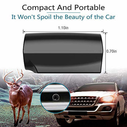 Picture of Elook Deer Warning Whistles Device for Car, Save Deer Whistle with Upgraded Acrylic Double-Sided Tape, Mini Size, 1 Pack