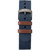 Picture of Timex Men's TW4B14100 Expedition Scout 40mm Blue/Brown/Gray Leather/Nylon Strap Watch