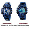 Picture of Boys Digital Watch Outdoor Sports 50M Waterproof Electronic Watches Alarm Clock 12/24 H Stopwatch Calendar Boy Girl Wristwatch - Colorful Blue