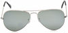 Picture of Ray-Ban Unisex-Adult RB3025 Classic Sunglasses, Silver/Grey Mirror, 62 mm