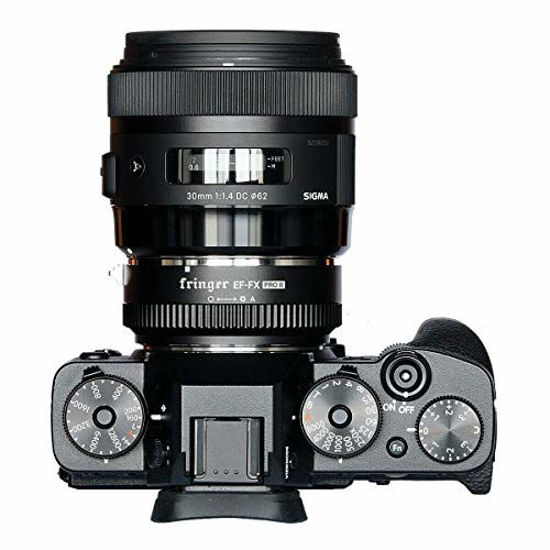 ef lens on fuji x