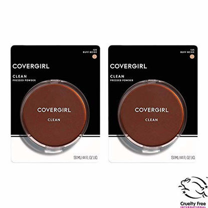 Picture of COVERGIRL Clean Pressed Powder Foundation, Classic Ivory 110, 0.44 Fl. Oz, 2 Count