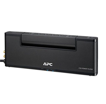 Picture of APC C20B AV C Type 8 Outlet Power Filter, 120V Black