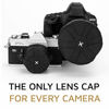 Picture of KUVRD Universal Lens Cap 2.0 - Fits 99% DSLR Lenses, Element Proof, Lifetime Coverage, Magnum, 2-Pack