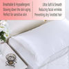 Picture of Ravmix 100 Pecent Pure Mulberry Silk Pillowcase for Hair and Skin Both Sides Silk Pillow Cover 21 Momme 600 Thread Count with Hidden Zipper, King Size 20×36inches, Taupe