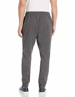 Picture of Champion Men's Powerblend Retro Fleece Jogger Pant, Granite Heather, Small