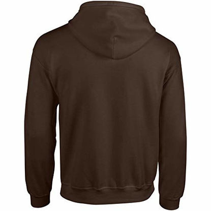 Picture of Gildan Adult Heavy Full-Zip Hooded Sweatshirt, Maroon, Large