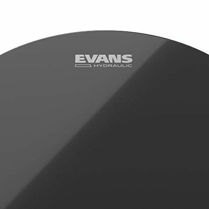 Picture of Evans Black Hydraulic Drum Head - 14 Inch