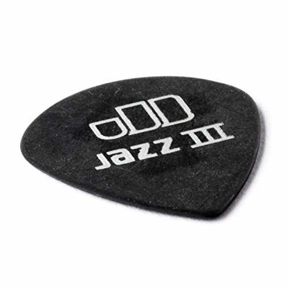 Picture of Dunlop 482P1.5 Tortex Pitch Black Jazz III, 1.5mm, 12/Player's Pack
