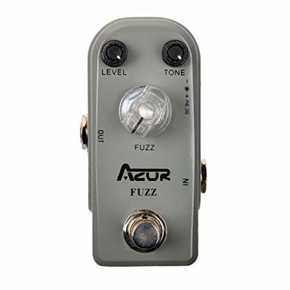 Picture of AZOR AP-303 Fuzz Mini Guitar Effect Pedal with True Bypass Aluminium-Alloy