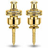 Picture of Schaller S Locks Guitar Strap Locks and Buttons (Pair) Gold