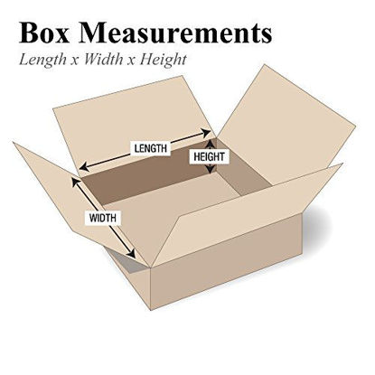 Picture of Partners Brand P36124 Flat Corrugated Boxes, 36"L x 12"W x 4"H, Kraft (Pack of 20)