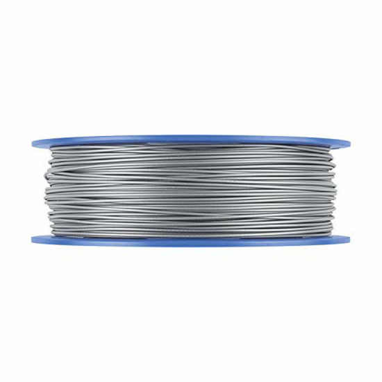 Picture of Dremel DigiLab PLA-SIL-01 3D Printer Filament, 1.75 mm Diameter, 0.75 kg Spool Weight, Color Silver, RFID Enabled, New Formula and 50 Percent More per Spool
