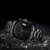 Picture of CRRJU Men Stainless Steel Watches Casual Waterproof Chronograph Quartz Wrist Watch for Men, Unique Auto Date Window Grey Color Watches