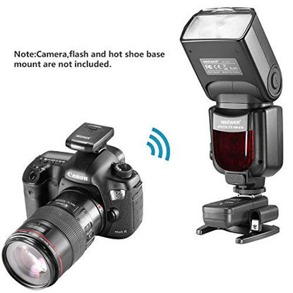 Picture of Neewer 16 Channels Wireless Radio Flash Speedlite Studio Trigger Set, Including (1) Transmitter and (4) Receivers, Fit for Canon Nikon Pentax Olympus Panasonic DSLR Cameras (CT-16)