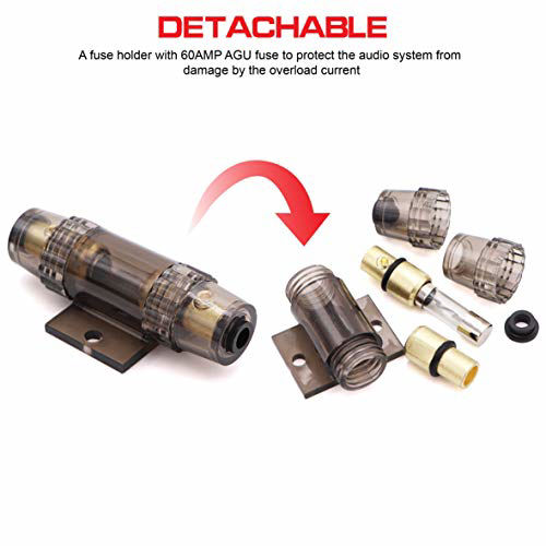 GetUSCart 4 Gauge Car Amp Wiring Kit Jeemitery Car Amplifier Install