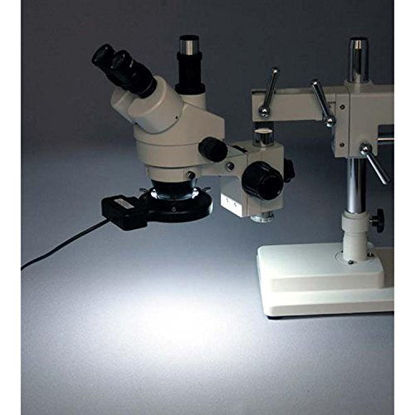 Picture of AmScope FRL12-A 12W Microscope Fluorescent Ring Light + Adapter