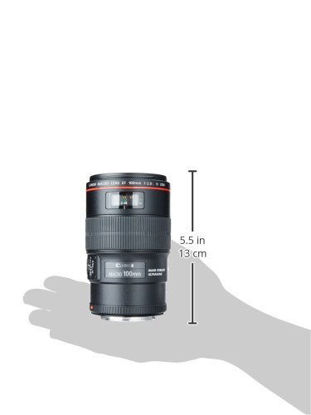 Picture of Canon EF 100mm f/2.8L IS USM Macro Lens for Canon Digital SLR Cameras, Lens Only