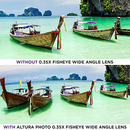 Picture of 52MM 0.35x Altura Photo HD Fisheye Wide Angle Lens (w/Macro Portion) for Nikon D7100 D7000 D5500 D5300 D5200 D5100 D3300 D3200 D3100 D3000 DSLR Cameras