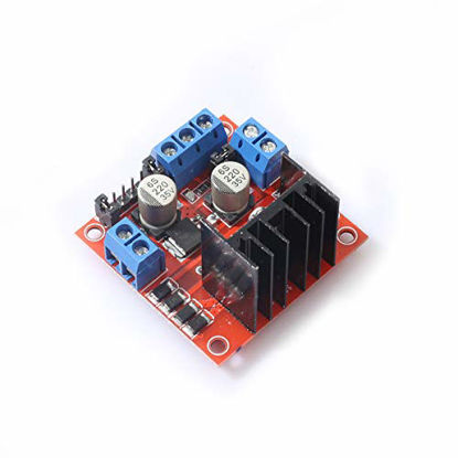 Picture of 2Pack L298N Motor Drive Controller Board Module Dual H Bridge DC Stepper Compatible with Ar-duino Electric Projects, Smart Car Robot