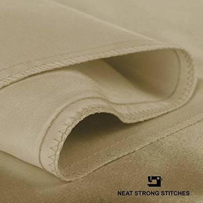 Picture of ShopBedding Luxury Satin Pillowcase for Hair - Queen Satin Pillowcase with Zipper, Champagne (Pillowcase Set of 2) - Blissford