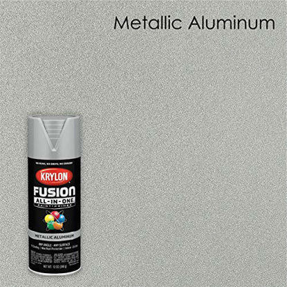 Picture of Krylon K02762007 Fusion All-In-One Spray Paint for Indoor/Outdoor Use, Matte Sea Green
