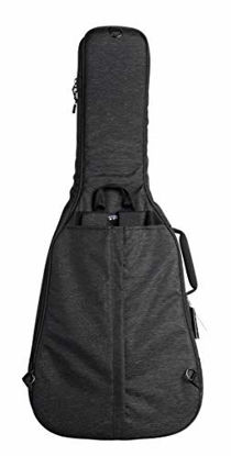 Picture of Gator Cases Transit Series Acoustic Guitar Gig Bag; Charcoal Black Exterior (GT-ACOUSTIC-BLK)