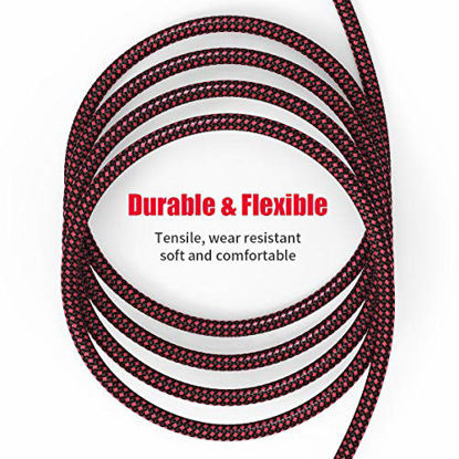 Picture of XLR Cable 25ft 2Pack, BIFALE Heavy Duty Nylon Braided XLR Microphone Cable Male to Female 3Pin Balanced Microphone Cable Compatible with Shure SM Microphone, Behringer, Speaker Systems