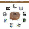 Picture of AMOLEN Dark Wood Walnut PLA Filament 1.75mm,Walnut 3D Printer Filament,1KG