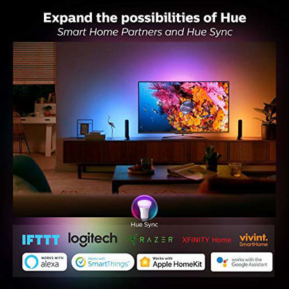 Picture of Philips Hue Play White & Color Smart Light, Single Base Kit, Hub Required/Power Supply Included (Works with Amazon Alexa, Apple Homekit & Google Home)