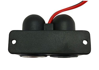 Picture of Custom Accessories 18003 12V Dual USB Under Dash Mount
