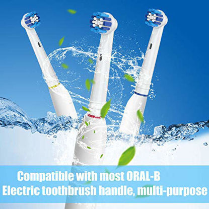 Picture of Replacement Toothbrush Heads for Oral-B, 4 Pack Replacement Heads Compatible with Oral B Braun Electric Toothbrush