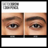 Picture of Maybelline TattooStudio Waterproof Eyebrow Pencil, 262 BLACK BROWN, 0.026 Oz.