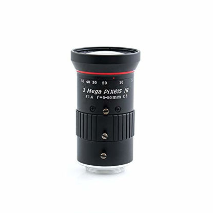 Picture of AIDA Imaging CS Mount 5mm-50mm Varifocal Mega-Pixel Lens